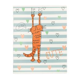 Светоч Тетрадь Забавные коты A5 96 л. на скобе 60 г/кв.м , белизна 90 % 6 шт. клетка SVT_960321_01 Мяу