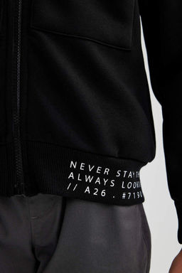 Плотный кардиган с капюшоном для мальчика - Defacto фото 5