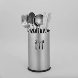 Подставка для столовых приборов Доляна «Индия», 10.5×18 см, нержавеющая сталь