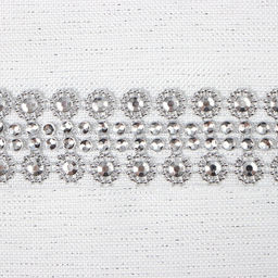 Скатерть Этель со стразами, 85 х 85 5 см, цвет белый, п/э  фото 7