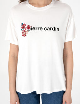 Beyaz Comfort Fit Ti__rt - Pierre cardin фото 6