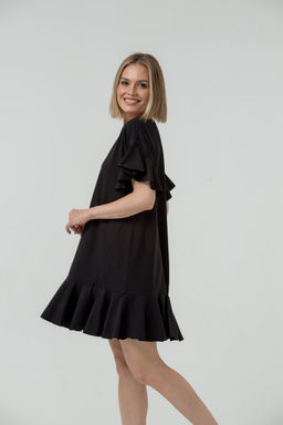 Платье с волнами ПЛОТНЫЙ ХЛОПОК - Knitka wear фото 6