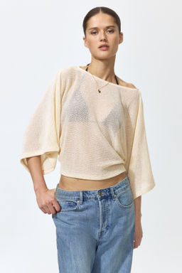 Top de punto con mangas capa - H&m фото 3