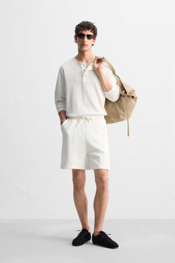 STITCHED JOGGER BERMUDA SHORTS