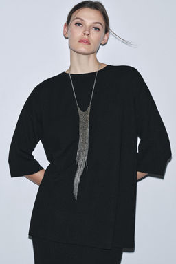 OVERSIZED KNIT TOP - Zara фото 2