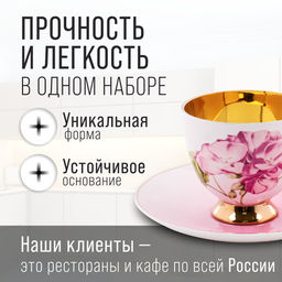 60311 Чайный/наб 12пр 200мл фарфор ПРЕМИУМ LR (х6) - Mayer&boch фото 3