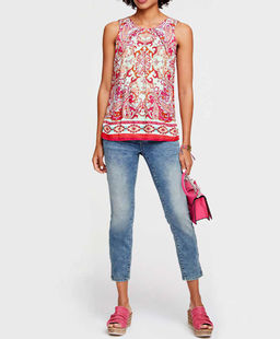 Топ, пестрый - Linea tesini фото 3