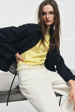 ZW COLLECTION BARREL HIGH-WAIST JEANS - Zara фото 13