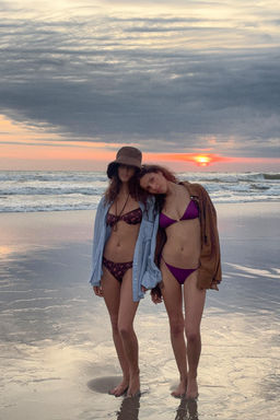 GORRO BUCKET ALGOD?N 100% / Marr?n