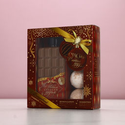 Подарочный набор косметики Счастья в Новом году!, гель для душа 300 мл, бомбочки для ванны 4?40 г, Чистое счастье  фото 9