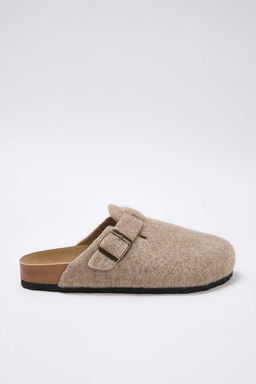 Trendyol Shoes Kahverengi Duz Kad?n Sabo Terlik TAKSS25TE00001 - Trendyolmilla фото 17