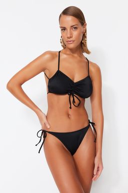 TRENDYOLMILLA Siyah Baglamal? Regular Bikini Alt? TBESS23BA00052 фото 12