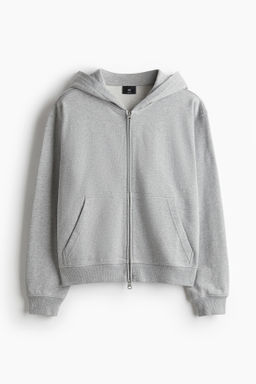 Chaqueta sudadera boxy con cremallera Loose Fit - H&m фото 2