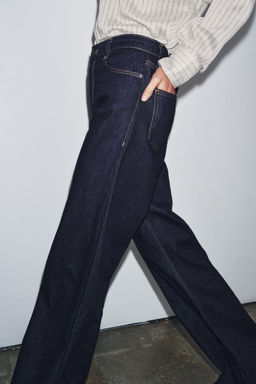 ZW COLLECTION HIGH-WAIST WIDE-LEG JEANS - Zara фото 5