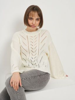 Джемпер женский 7222-40130. 008 молоко