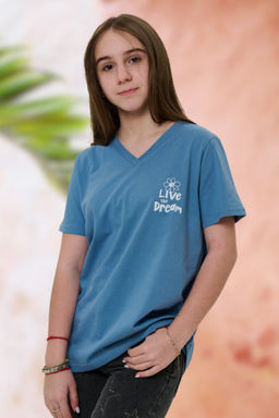 футболка для девочки Д 0142-07 -50% - Mix-mode фото 2