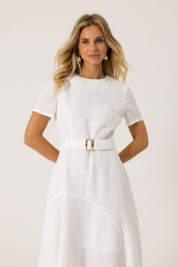 SS-2571 платье женское белый - Mozart фото 3