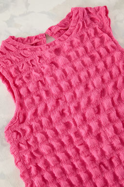 Lila K?z Cocuk Mini Me Dokulu Orme Elbise TKDSS25EL00013 - Trendyolmilla фото 5