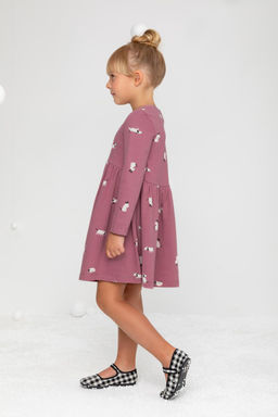 Crockid _ К 5775/темная пудра,таксы платье для дев