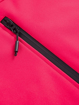 Парка спортивная женская с капюшоном softshell красного цвета 9568Kr - Mtforce фото 19