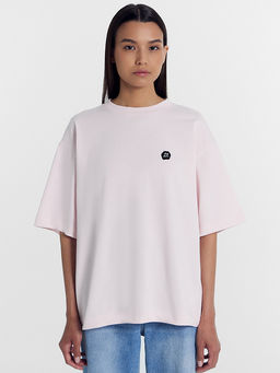 Футболка женская в светло-розовом цвете