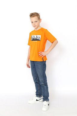 CRB wear/ CSJB 63792-29-403 Футболка для мальчика,оранжевый/Ex.Cherubino  фото 2