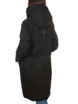 2316 BLACK Пальто зимнее женское (200 гр. холлофайбера) - Fashion фото 4