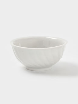 Салатник Дулевский фарфор «Голубая роза», 400 мл, белый