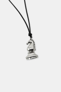 CHESS PIECE CORD NECKLACE - Zara фото 4