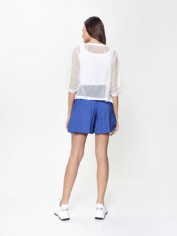 CONTE Ультрамодный бомбер из кружева с рукавами ? LJ 895 off-white - Conte elegant фото 4