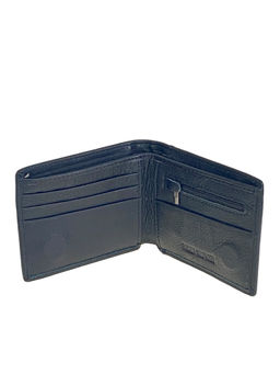 Портмоне мужское из натуральной кожи , цвет черный - Greta фото 2