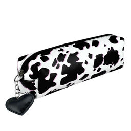 Пенал школьный Феникс+, арт.71966/ 25 ПРИНТ КОРОВА 19,5х5,5х6 см, искусственная кожа, молния, цифров