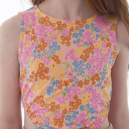 PELICAN, платье для девочек, Персиковый  фото 4