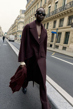 OVERSIZED LONG COAT - Zara фото 3