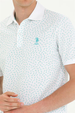 U. S. Polo Assn Мужская мятная футболка-поло - U.s. polo assn фото 14