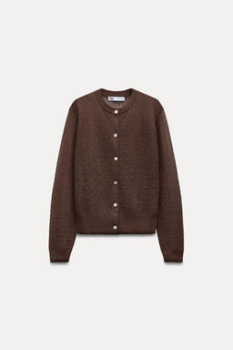 FINE KNIT CARDIGAN - Zara фото 4