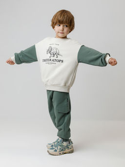 КР 400861/темно-зеленый 5611 к606 брюки для мал