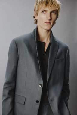 100% LINEN SUIT BLAZER - Zara фото 5
