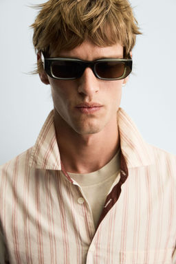 STRIPED TEXTURED SHIRT - Zara фото 6