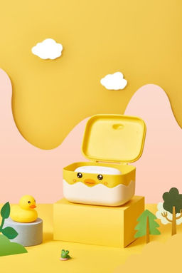 Мыльница "Chick", yellow