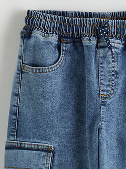 Erkek ?ocuk Kargo Jean Pantolon