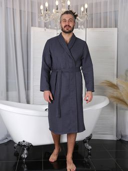 ХАЛАТ ДОМАШНИЙ ШАЛЬ БОХО ВШБ-МОК-АСФ-987 - Ашматекс фото 2