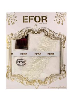 Скатерть EFOR 160x220 KDK KREM кремовый  фото 3