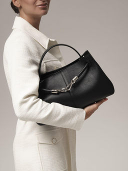 Кожаная сумка Ties DBR 31185 черный фото 4