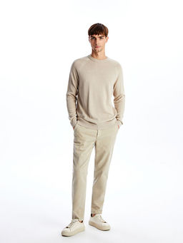 Bisiklet Yaka Erkek Triko Kazak