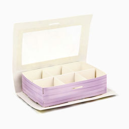 Цена за 5 шт. Коробка под 6 конфет с ячейками Расцветай 14.5?9.5?3.5 см