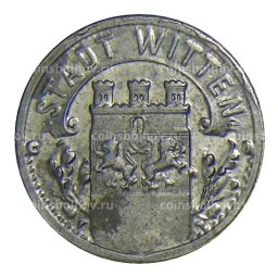 5 пфеннигов 1919 года Германия  Нотгельд Виттен