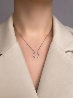 Колье с куб.цирконием