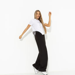 Футболка с декором из сетки Нарушая границы стиля - Charutti фото 6