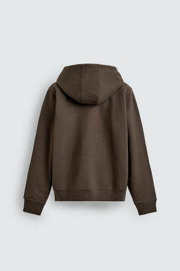 HEAVYWEIGHT HOODED ZIP-UP SWEATSHIRT ORIGINS - Zara фото 16
